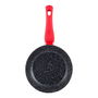 San Ignacio Sartén Toledo Ø18 cm Aluminio Forjado Inducción Antiadherente Mango Rojo