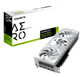 Gigabyte GeForce RTX 5070 AERO OC 12GB GDDR7 Blanco