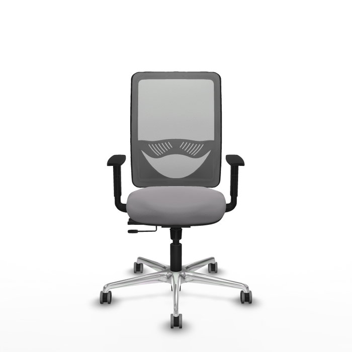 PIQUERAS Y CRESPO Silla de oficina Zulema Gris con mecanismo Sincro/Traslack