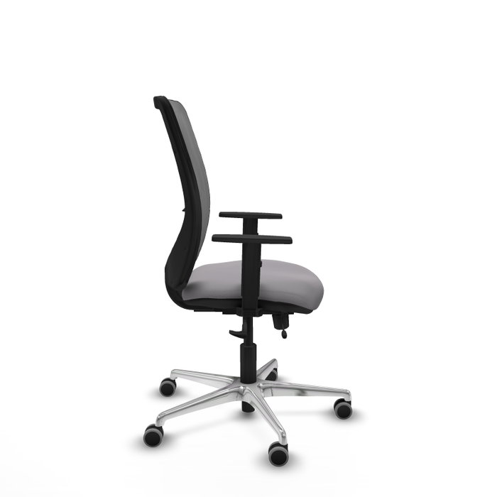 PIQUERAS Y CRESPO Silla de oficina Zulema Gris con mecanismo Sincro/Traslack