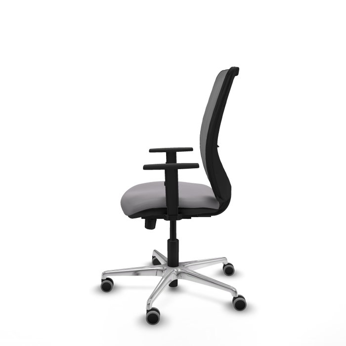 PIQUERAS Y CRESPO Silla de oficina Zulema Gris con mecanismo Sincro/Traslack