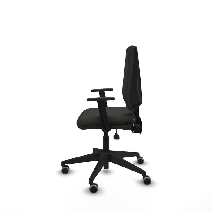 PIQUERAS Y CRESPO Silla Elche AS Bali Negro con Brazos y Base Piramidal