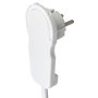 Rev Multiple Socket Outlet 6-fold 2m Blanco