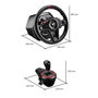 Thrustmaster Volante T128 + Palanca TH8S Hybrid Force Feedback, Pack para PC y Xbox Series X/S