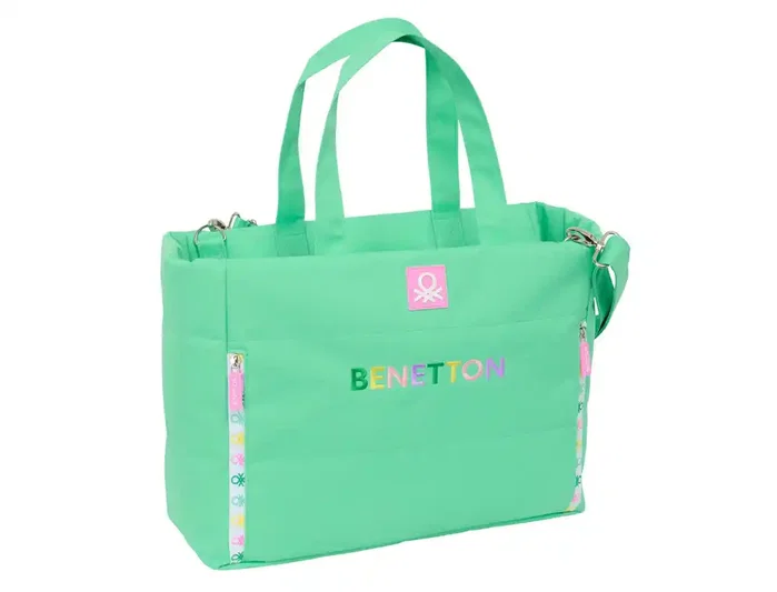 Safta Bolso con bolsillo para portátil 14,1'' Benetton Mint Verde Safta Bolso con bolsillo para portátil 14,1'' Benetton Mint Verde