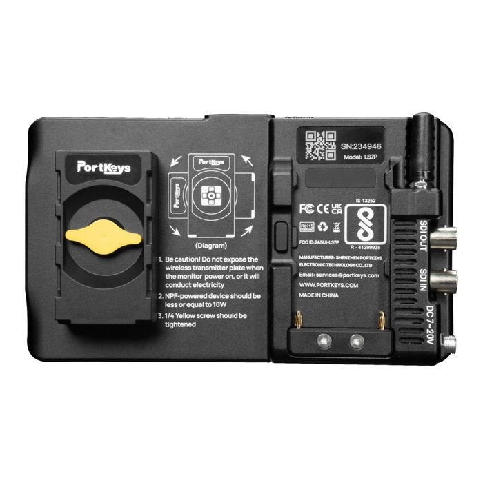 Portkeys LS7P Monitor de 7 pulgadas Full HD con SDI/HDMI