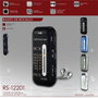 SAMI Radio XS - Radio de 2 bandas con procesador DSP, grabación de audio y clip metálico para auriculares