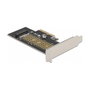 DeLOCK Tarjeta de expansión PCIe x4 a M.2 NVMe interna Key M 80 mm, PCI Express 4.0, factor de forma low profile, compatible con Windows 10/8.1