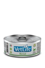 Farmina Vet Life Cat Renal Caja 12x85 gr Alimento Dietético Completo para Gatos con Insuficiencia Renal