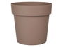 Ibergarden Maceta Plastico Marron 20 cm Diametro Alto 19 cm Capacidad 3.4 L (Set de 12)