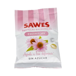 SAWES Pastillas Bálsamo Sin Azúcar con Equinácea y Vitamina C 50g