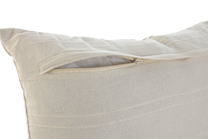 DKD Home Decor Cojín de Algodón 60x8x60 Crudo (Pack de 2)