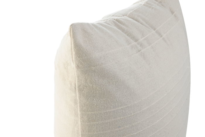 DKD Home Decor Cojín de Algodón 60x8x60 Crudo (Pack de 2)