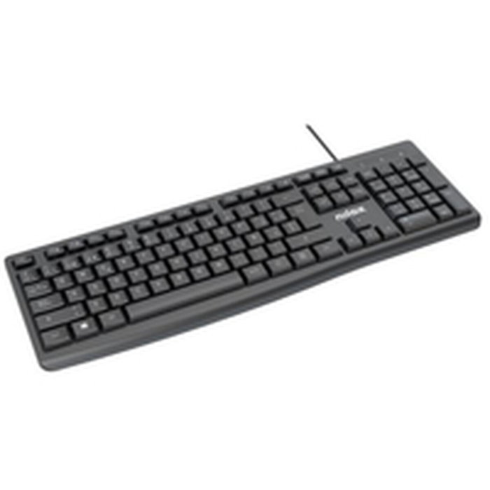 Nilox Teclado NXKBE000013 USB Negro con Layout Español Nilox Teclado NXKBE000013 USB Negro con Layout Español