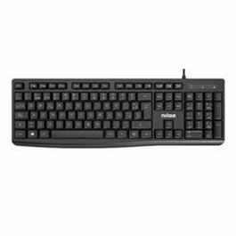 Nilox Teclado NXKBE000013 USB Negro con Layout Español