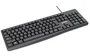 Nilox NXKBE000013 Teclado USB 2.0 Español Negro para Oficina con 105 Teclas, 12 Teclas Multimedia y Cable de 1.5m - Compatible con Windows, Mac, Linux