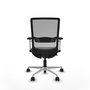 PIQUERAS Y CRESPO Silla de oficina Haches con mecanismo Sincro/Traslack Gris
