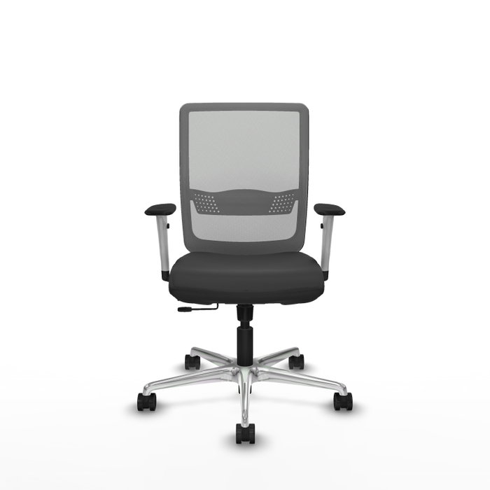 PIQUERAS Y CRESPO Silla de oficina Haches con mecanismo Sincro/Traslack Gris