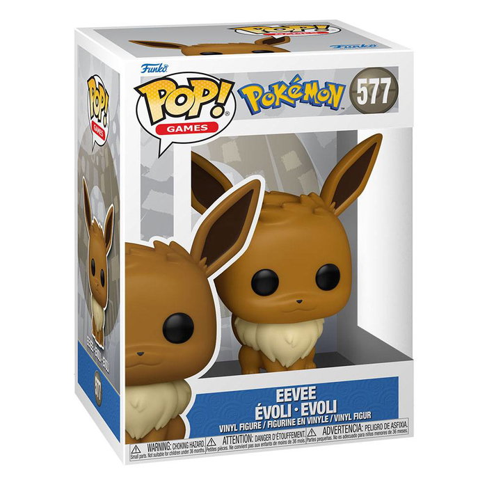 Pokémon POP! Games Vinyl Figura Eevee (EMEA) 9 cm
