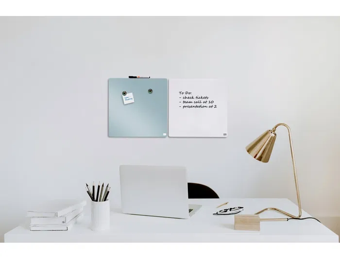 Nobo Pizarra Magnética Blanca para el Hogar 360x360 mm