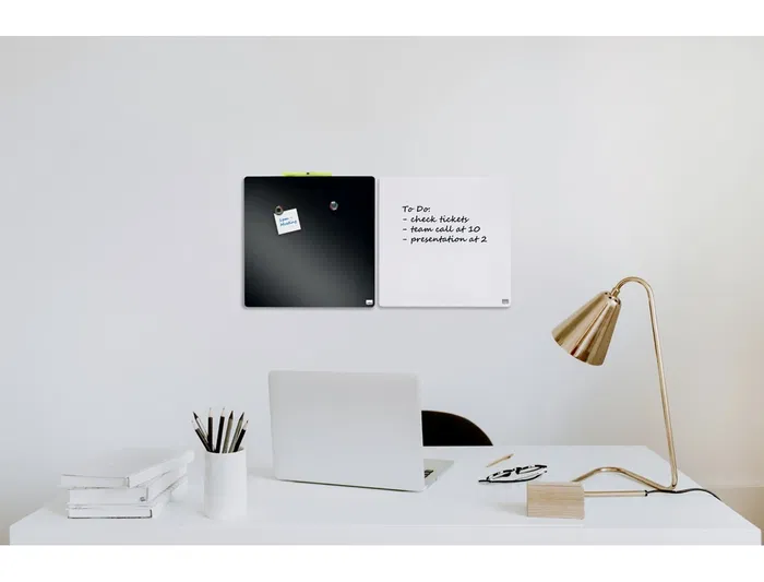 Nobo Pizarra Magnética Blanca para el Hogar 360x360 mm