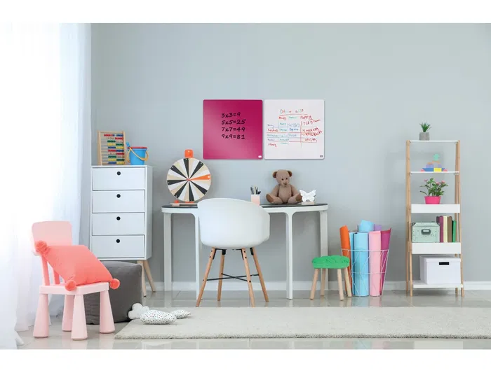 Nobo Pizarra Magnética Blanca para el Hogar 360x360 mm