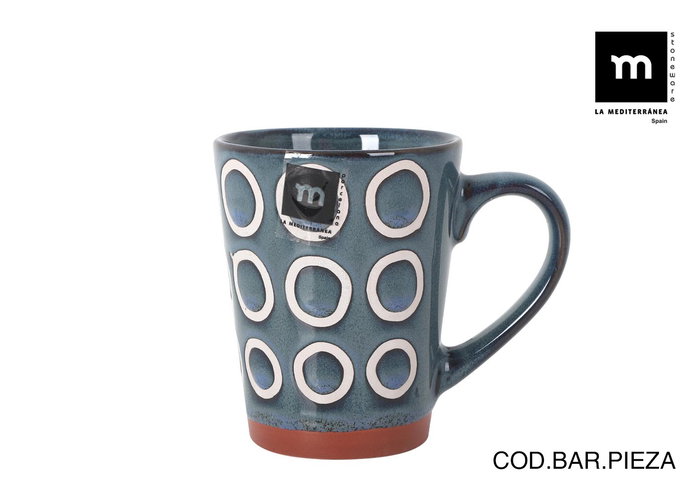 La Mediterranea Mug 330 cc Azul "Almudena" Md (36 Unidades) La Mediterranea Mug 330 cc Azul "Almudena" Md (36 Unidades)