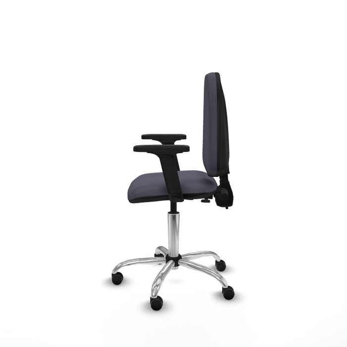 PIQUERAS Y CRESPO Silla de oficina Aýna Gris oscuro con Brazos 2D PIQUERAS Y CRESPO Silla de oficina Aýna Gris oscuro con Brazos 2D