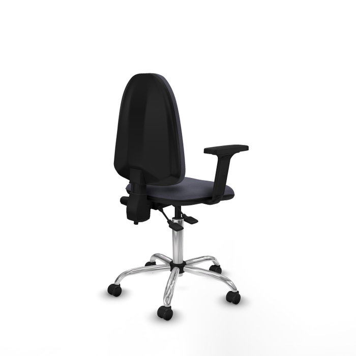 PIQUERAS Y CRESPO Silla de oficina Aýna Gris oscuro con Brazos 2D PIQUERAS Y CRESPO Silla de oficina Aýna Gris oscuro con Brazos 2D