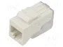 GOOBAY Módulo RJ45 Keystone Blanco Cat 5e
