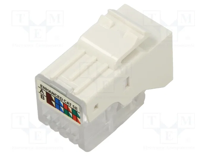 GOOBAY Módulo RJ45 Keystone Blanco Cat 5e GOOBAY Módulo RJ45 Keystone Blanco Cat 5e