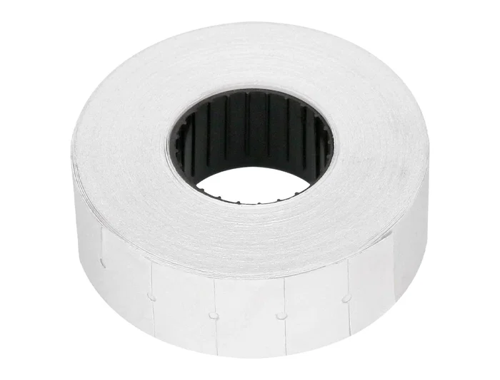Q-connect KF00712 Etiquetas Blanca 21x12 mm Lisa Rollo 1000 Etiquetas para Etiquetadora