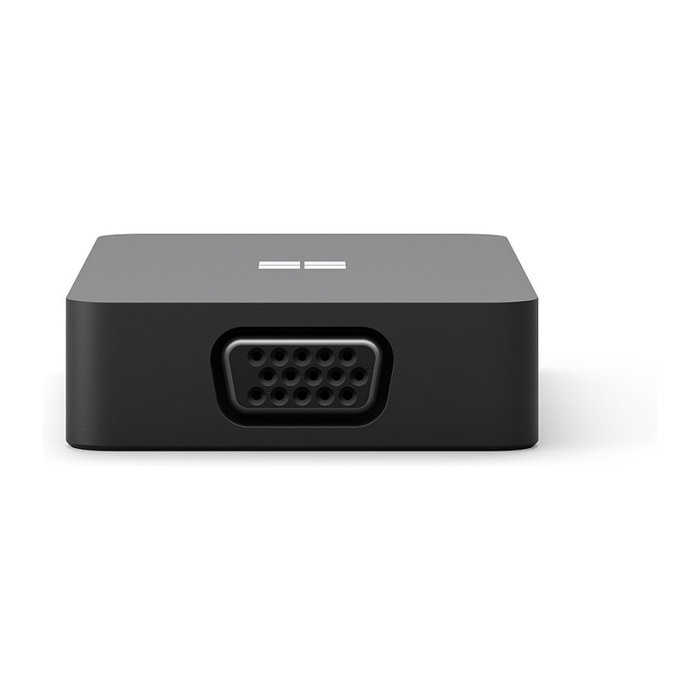 Microsoft USB-C Travel Hub Surface Accesorio, Hub de Viaje USB-C Negro con HDMI 2.0, VGA, USB-A, USB-C (3.2 Gen 2), 2m Cable, Compatible con Surface, Windows, Mac