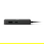 Microsoft USB-C Travel Hub Surface Accesorio, Hub de Viaje USB-C Negro con HDMI 2.0, VGA, USB-A, USB-C (3.2 Gen 2), 2m Cable, Compatible con Surface, Windows, Mac