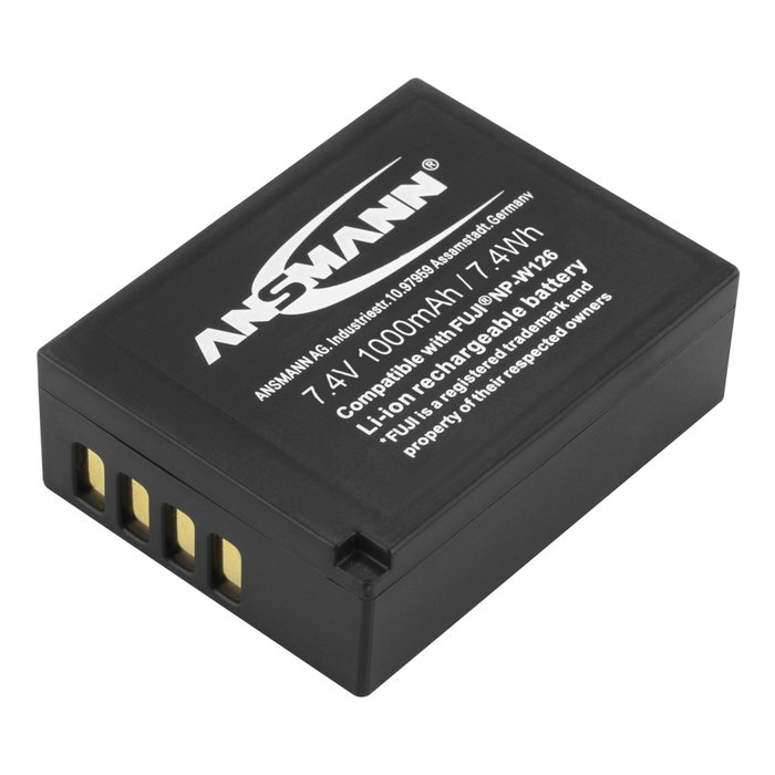 Ansmann A-Fuj NP W 126 Batería recargable de 1020 mAh Ansmann A-Fuj NP W 126 Batería recargable de 1020 mAh
