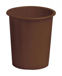 Faibo Papelera Serie 305 de Plástico Polipropileno, 14 L, Cerrada, Marrón, 310x280 mm