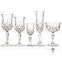 Rcr Cristalleria IT Copa Cóctel Colección Opera 240 ml - 6 Unidades - Eco-Crystal Glass - Diámetro 100 mm Altura 140 mm