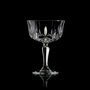 Rcr Cristalleria IT Copa Cóctel Colección Opera 240 ml - 6 Unidades - Eco-Crystal Glass - Diámetro 100 mm Altura 140 mm