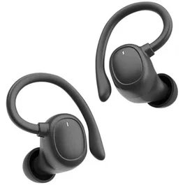 Auriculares Muvit Io Smart True Wireless Sport Enc con Estuche de Carga, Autonomía 6h, Negro