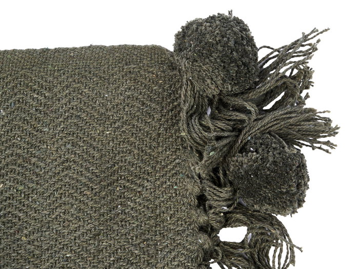 Giftdecor Multiusos Pompon Verde 120 x 150 cm (Set de 12)