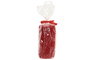 DKD Home Decor Vela Pilar de Parafina Roja con Rosas y Aroma a Fresa