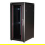 ROLINE 26.21.0222 Rack de red de 19 pulgadas 26U, 600x800 mm (An x Pr), puerta de cristal negro, capacidad de carga 600 kg