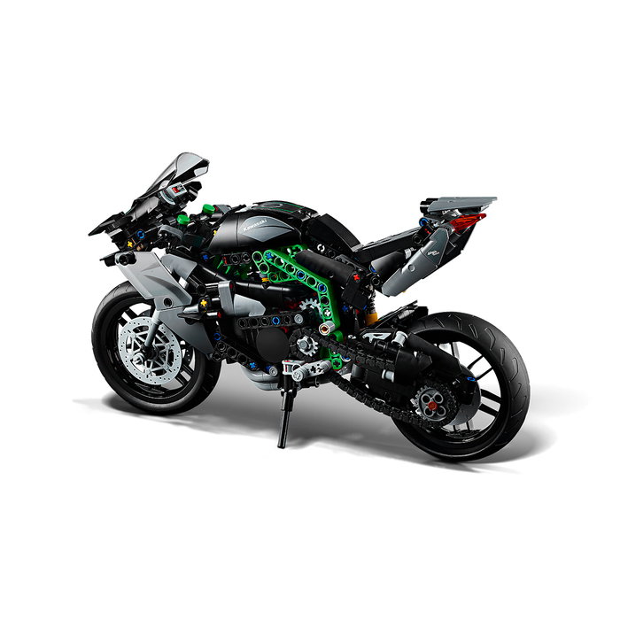 LEGO Technic Kawasaki Ninha H2R Motorrad 42170, Juego de Construcción de Moto de Plástico, 643 Piezas, para Edad 10+