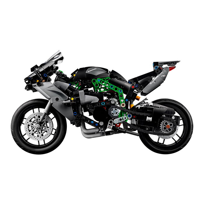 LEGO Technic Kawasaki Ninha H2R Motorrad 42170, Juego de Construcción de Moto de Plástico, 643 Piezas, para Edad 10+