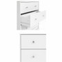TYYLIKÄS Cómoda para dormitorio blanca L 72 cm