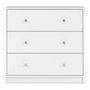 TYYLIKÄS Cómoda para dormitorio blanca L 72 cm