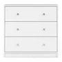 FINLANDEK FIN7033249 Cómoda para dormitorio TYYLIKÄS, estilo contemporáneo, decoración blanca, L 72 cm