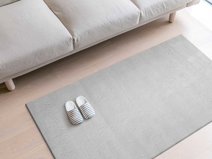 Giftdecor Alfombra Soft Gris Claro 60x90cm Poliester (Set de 12)