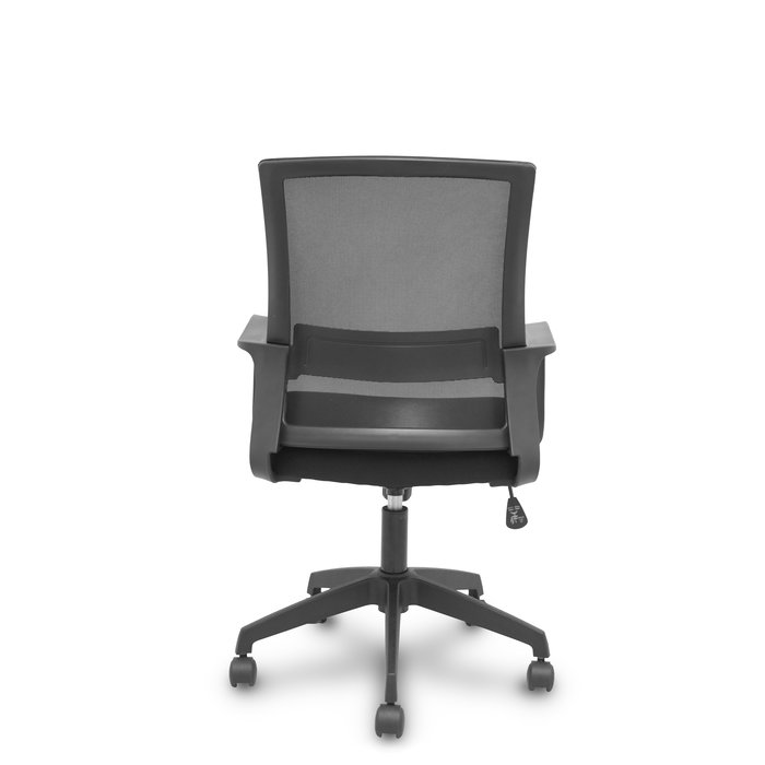 Silla de oficina Ergo535 con mecanismo Basculante tapizada con Tela color Negro. Equipada con lumbar Fijo, Brazos fijos y Ruedas de nailon 50 mm Silla de oficina Ergo535 con mecanismo Basculante tapizada con Tela color Negro. Equipada con lumbar Fijo, Brazos fijos y Ruedas de nailon 50 mm