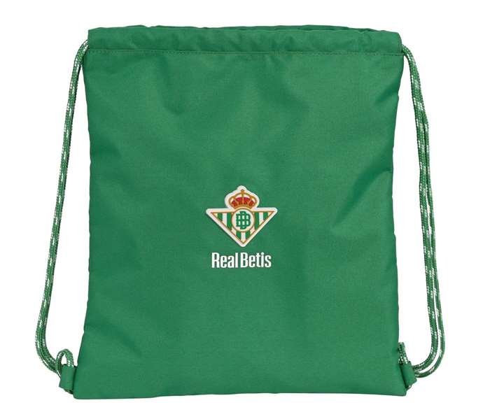 Safta Saco Plano Real Betis Balompie Reciclado 35x40x1cm Poliester Verde Safta Saco Plano Real Betis Balompie Reciclado 35x40x1cm Poliester Verde